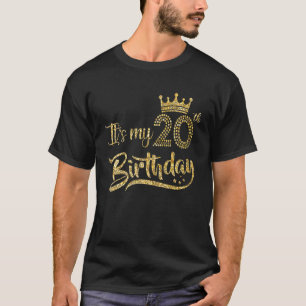 T-shirt Femmes C'est ma fille de 20e anniversaire 20 ans