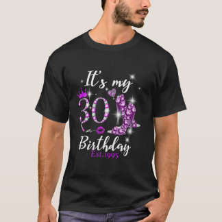 T-shirt Femmes C'est mon 30e anniversaire EST 1995 30 ans