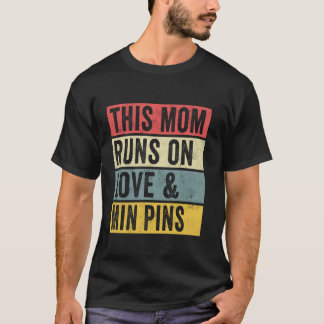 T-shirt Femmes Cette Mère S'Exécute Sur L'Amour Et Les Épi