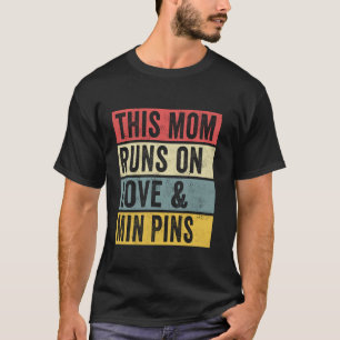 T-shirt Femmes Cette Mère S'Exécute Sur L'Amour Et Les Épi