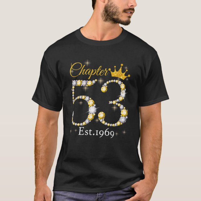 T-shirt Femmes Chapitre 53 EST 1969 53 Ans 53E Naissance (Devant)