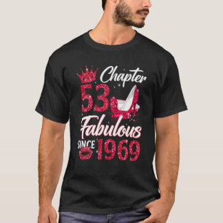 T-shirt Femmes Chapitre 53 Fabuleux depuis 1969 53E Birthd