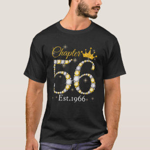 T-shirt Femmes Chapitre 56 EST 1966 56 Ans 56E Naissance