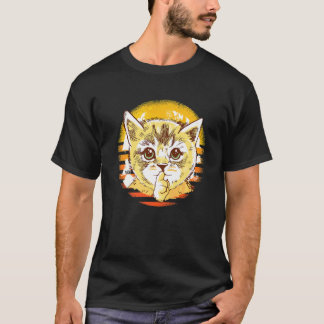 T-shirt Femmes Chats Mignons Chat Rétro Chats Vintage Chat