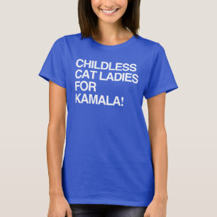 T-shirt Femmes chats sans enfants pour Kamala