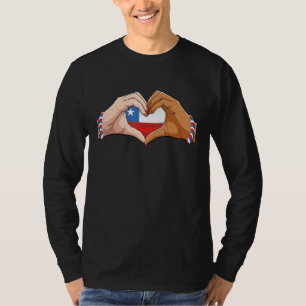 T-shirt Femmes Chili Hommes Drapeau Chilien Patriotique Dr