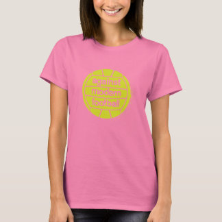 T-shirt Femmes contre le football moderne (Brown/chaux)