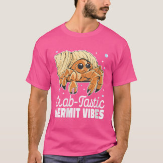 T-shirt Femmes Crabes Tastiques Hermites Vibes Femmes Cute