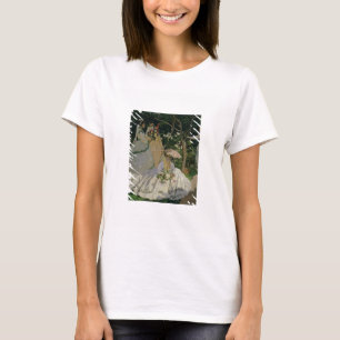 T-shirt Femmes de Claude Monet   dans le jardin