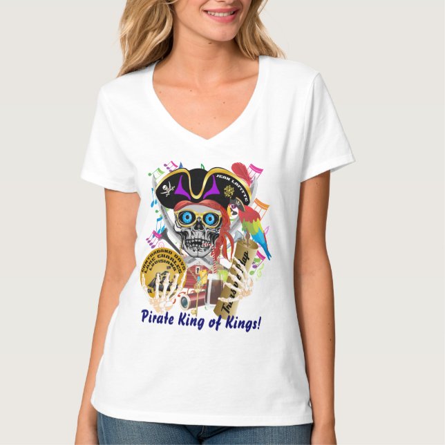 T-shirt Femmes de contrebande de pirate toute la lumière (Devant)
