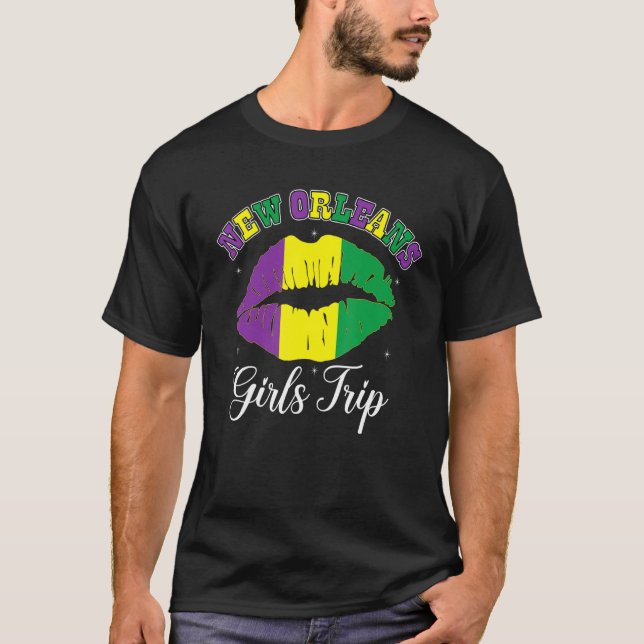 T-shirt Femmes de la Nouvelle-Orléans Trip Mardi Gras Drap (Devant)