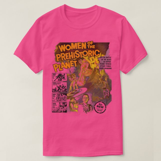 T-shirt Femmes de la planète préhistorique (Design devant)