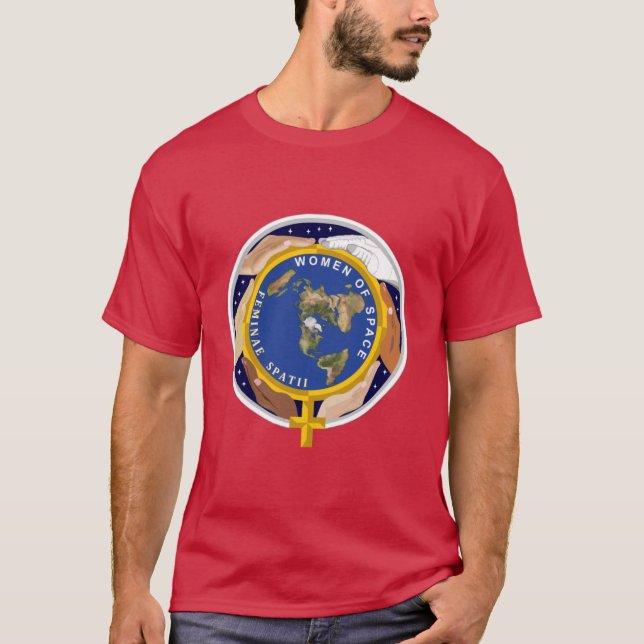 T-shirt Femmes de l'espace (Devant)