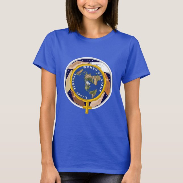 T-shirt Femmes de l'espace (Devant)