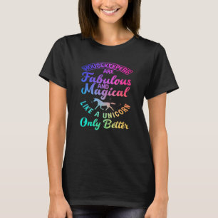 T-shirt Femmes de ménage Magical Cleaning Lady Ménage