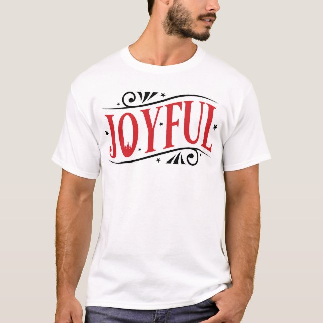 T-shirt femmes de Noël joyeux, hommes de Noël Tee (Devant)
