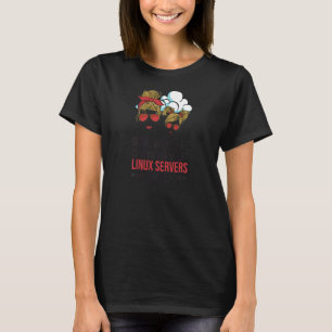 T-shirt Femmes De Quoi Sont Faites Les Nuages Linux Cloud