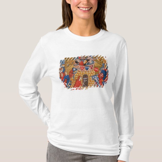 T-shirt Femmes de Scythian assiégeant leurs ennemis (Devant)