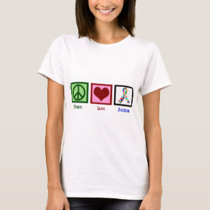 T-shirt Femmes de sensibilisation sur l'autisme d'amour de