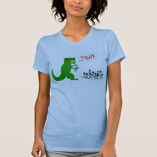 T-shirt Femmes de zonk de Godzilla (Devant)