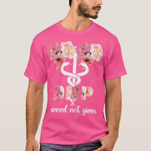 T-shirt Femmes Dnp Caduceus Infirmière Médecin De Practi I