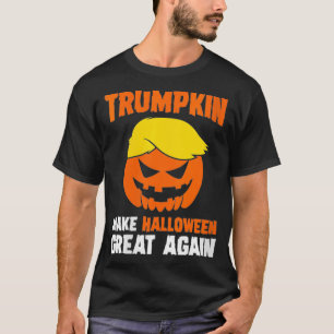 T-shirt Femmes Donald Trump Trumpkin Citrouille Halloween 