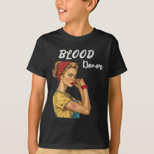 T-shirt Femmes donneuses de sang Bandana donne du sang Awa