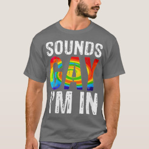T-shirt Femmes Drôle Gay pride Sonne Gay Im Chez Les Homme