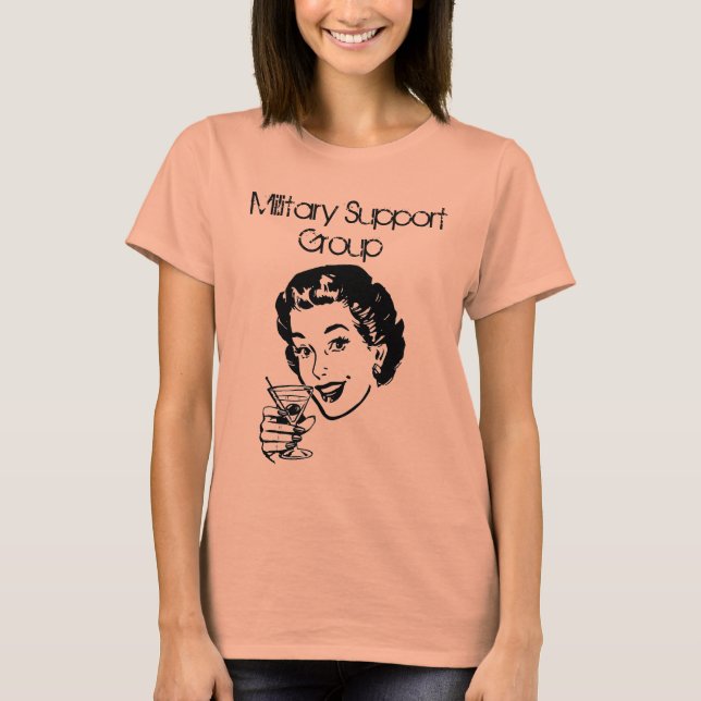 T-shirt Femmes du Groupe de soutien militaire (Devant)