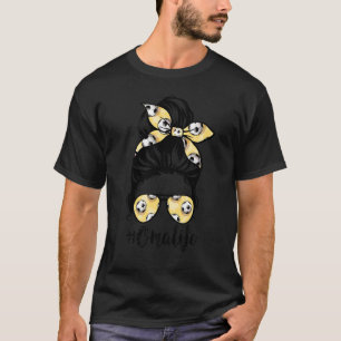T-shirt FEMMES Dy Oma Vie Football Fête des Mères Messy Bu