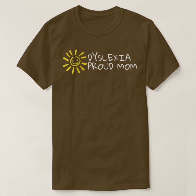 T-shirt Femmes Dysleia Fière Maman Ajouter Dysleia Sensibi (Design devant)