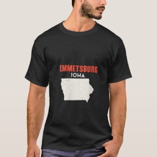 T-shirt Femmes Emmetsburg Iowa Etats-Unis Voyage Io
