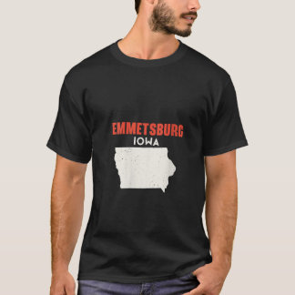 T-shirt Femmes Emmetsburg Iowa Etats-Unis Voyage Io