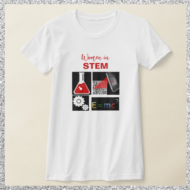 T-shirt Femmes en noir et rouge (Créateur téléchargé)