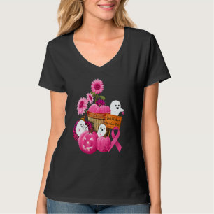 T-shirt Femmes En Octobre Nous Portons Des Fantômes Et Des