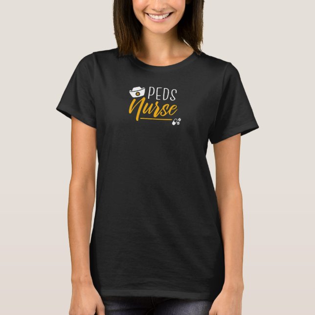 T-shirt Femmes Enfants Infirmier Infirmière pédiatrique (Devant)