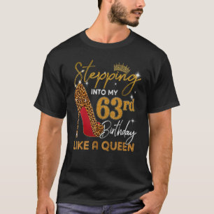 T-shirt Femmes entrant dans mon 63e anniversaire Fabulous