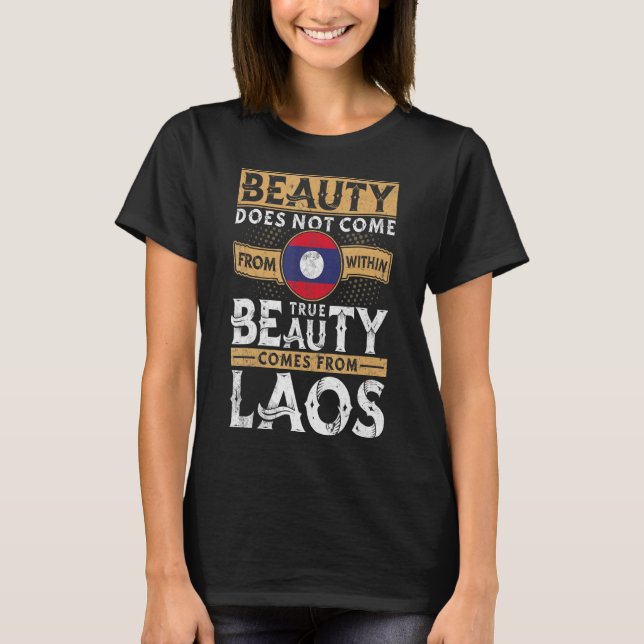 T-shirt Femmes Et Hommes Laotiens (Devant)