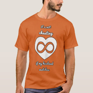 T-shirt Femmes Femmes Ce n'est pas tricher si mon mari Wat