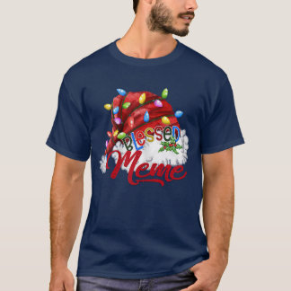 T-shirt Femmes Femmes Femmes Béni Mème Père Noël Noël Noël
