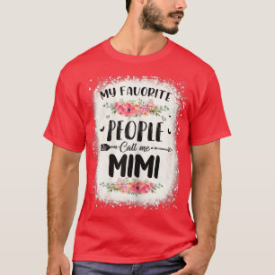 T-shirt Femmes Femmes Femmes Bleached Mes Favoris Les Gens
