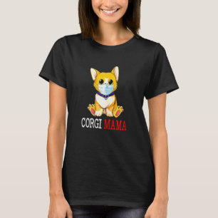 T-shirt Femmes Femmes Maman Corgi Mignon Chien Corgi Maman