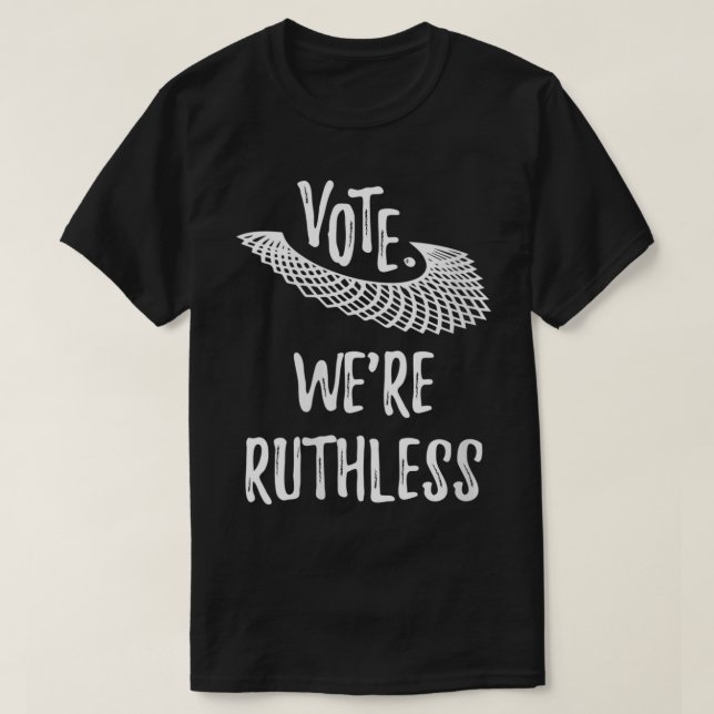 T-shirt Femmes Femmes Votez Nous sommes sans scrupules VNe (Design devant)