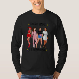 T-shirt Femmes Femmes Voyage Filles Progression Départ Vac