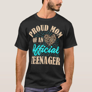 T-shirt Femmes Fier Maman d'un adolescent officiel 13e ois