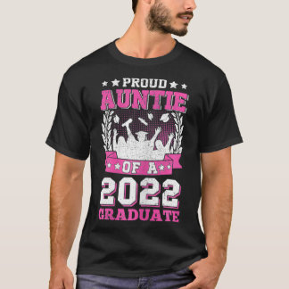 T-shirt Femmes Fier Tante d'un Diplômé de 2022 Senior 22G