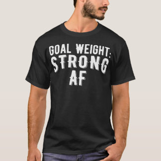 T-shirt Femmes Forte Af Poids Lifting Fitness