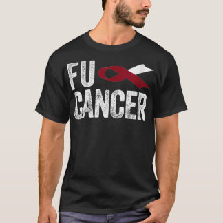T-shirt Femmes Fu Cancer T Throat Cancer Fu Tête Orale Ne