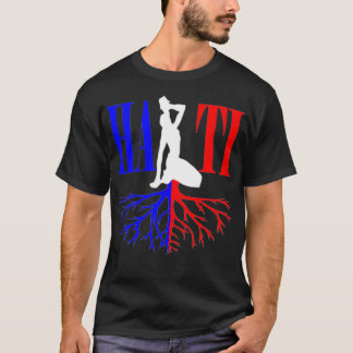 T-shirt Femmes Haïtiennes Racines Fierté Haïti Flag Day In