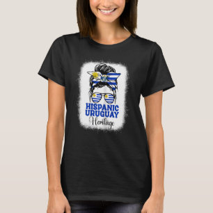 T-shirt Femmes Hispanique Mois du patrimoine Uruguay Drape